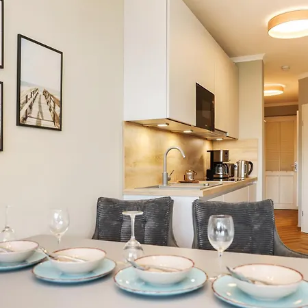 Meeresblick - Inklusive Saisonalem Privatem Strandkorb Apartament